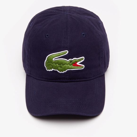 Lacoste Other - Lacoste Men's Large Croc Gabardine Cap, NWOT
